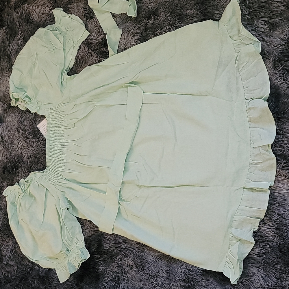 Eloquii Smocked Front Mini Day Dress - Picture 10 of 13